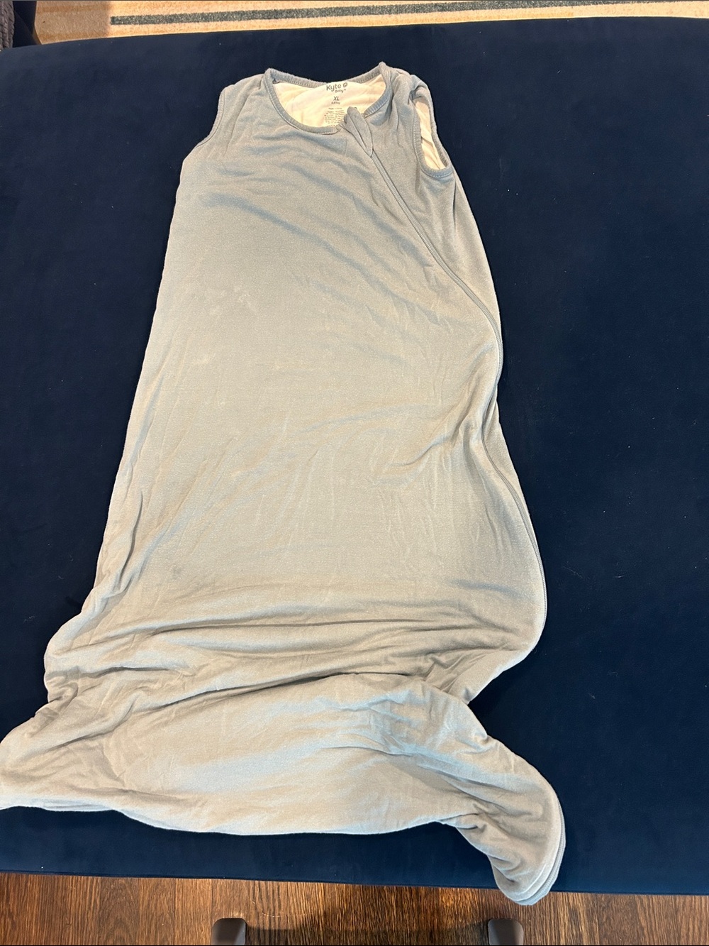 Kyte Baby Light Blue Sleeveless Sleep Sack XL